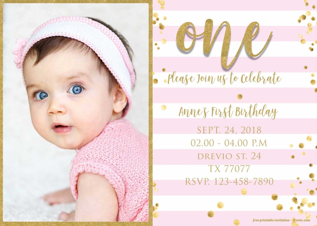 Download 1St Birthday Invitation Pictures Free Invitation Template