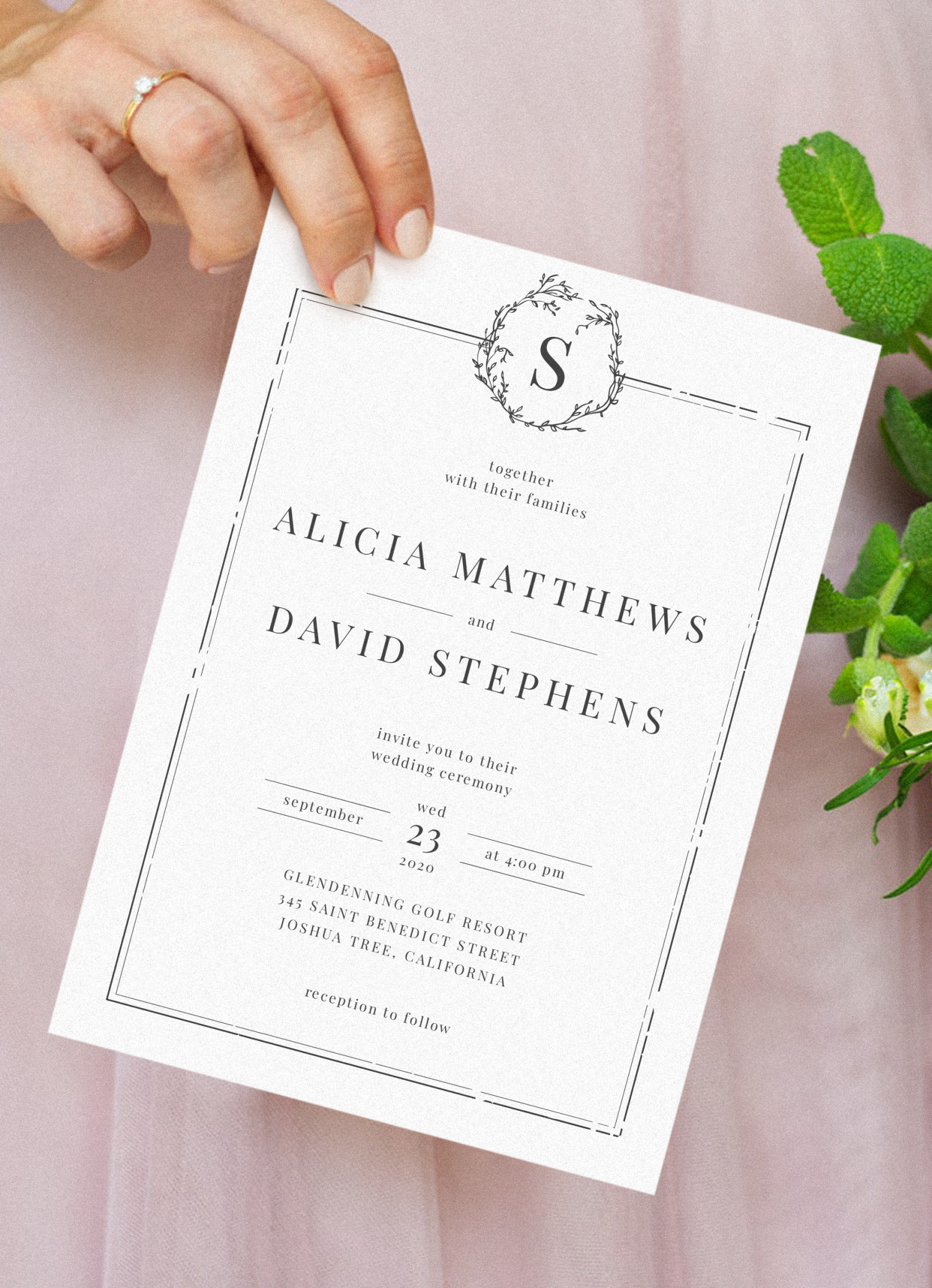 wedding invitations free template