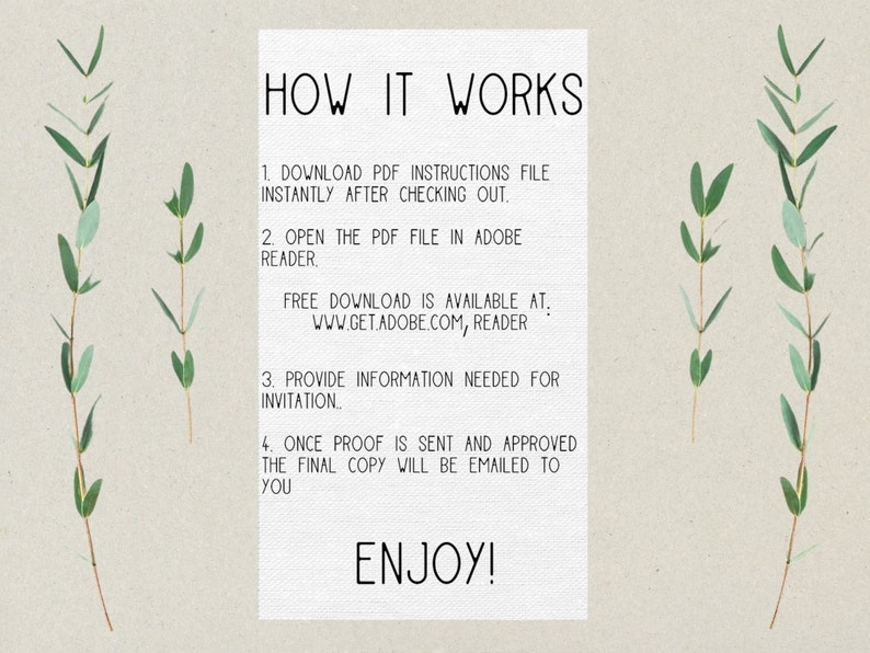 Downloadable Summer Card Printable Blank Digital Card Print At Home 