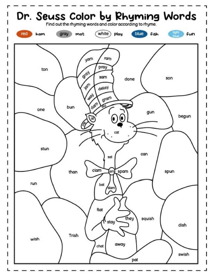 free dr seuss coloring pages