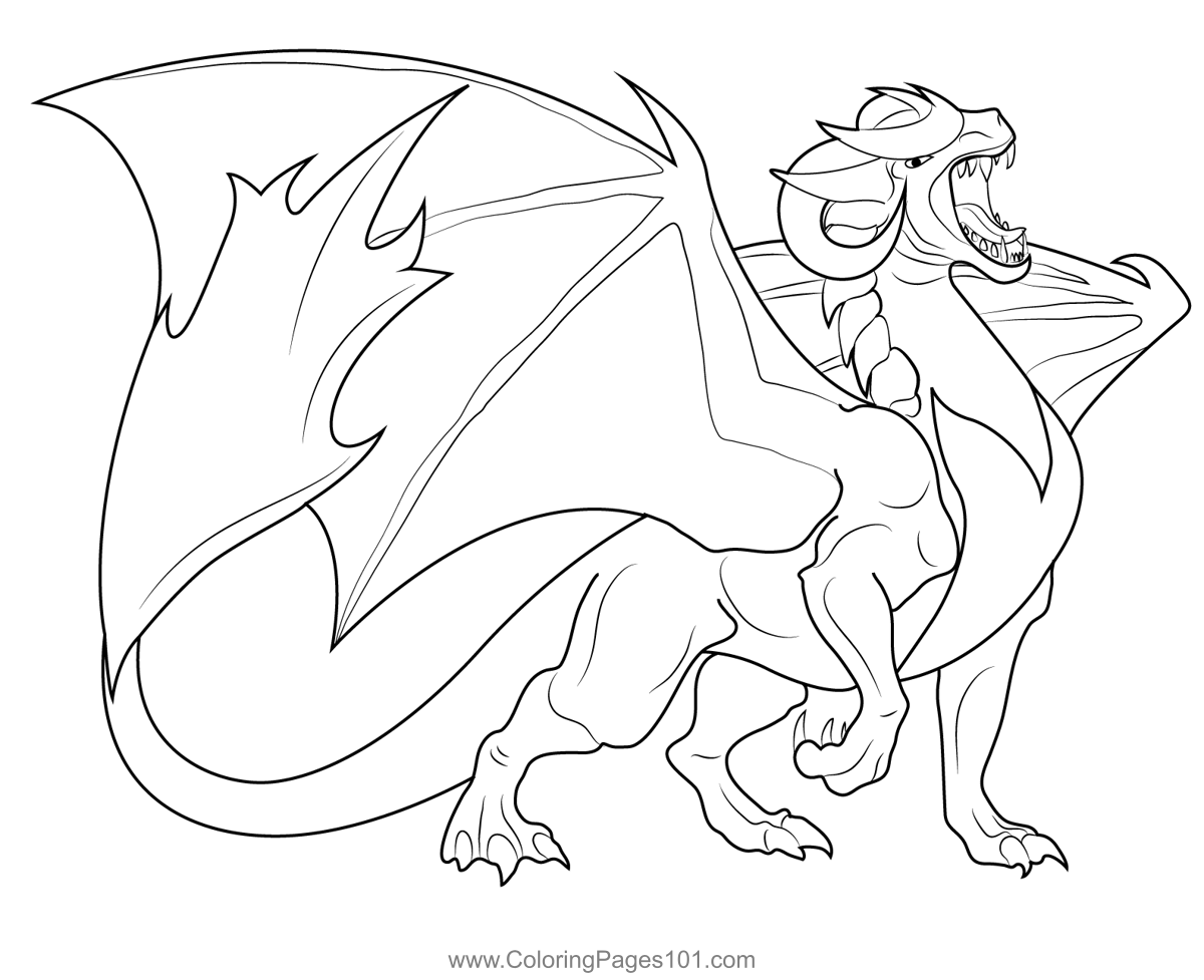 Coloring Pages Dragons