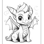 Dragon Coloring Pages For Kids Adults World Of Printables