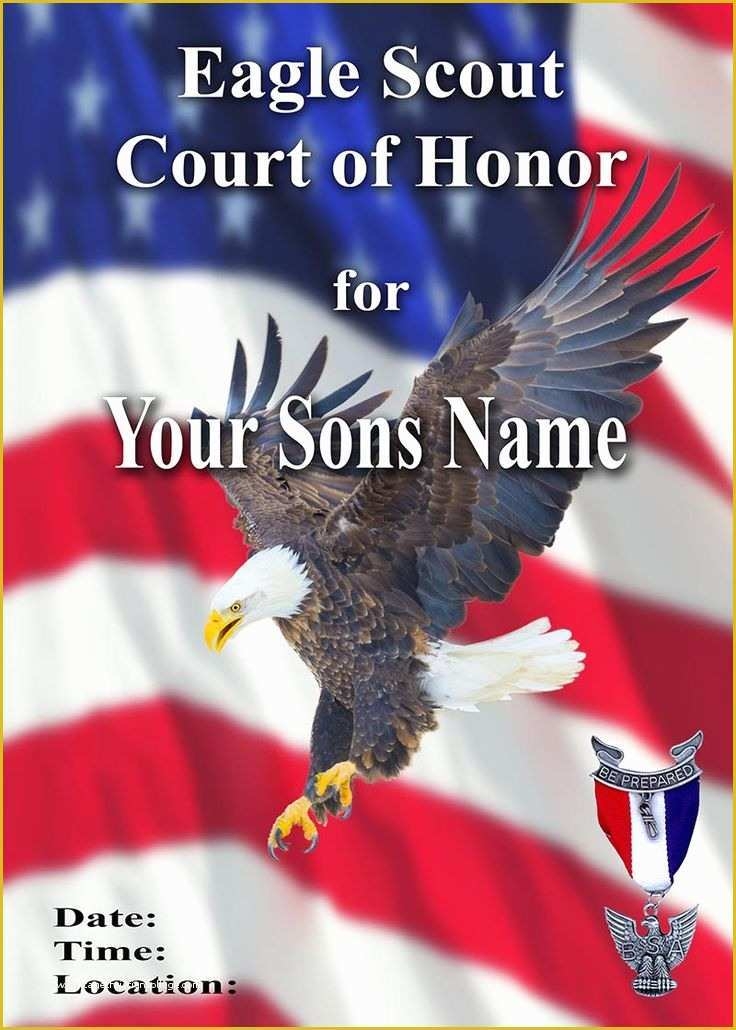 Eagle Court Of Honor Invitation Free Template Of Eagle Scout Gift Free 