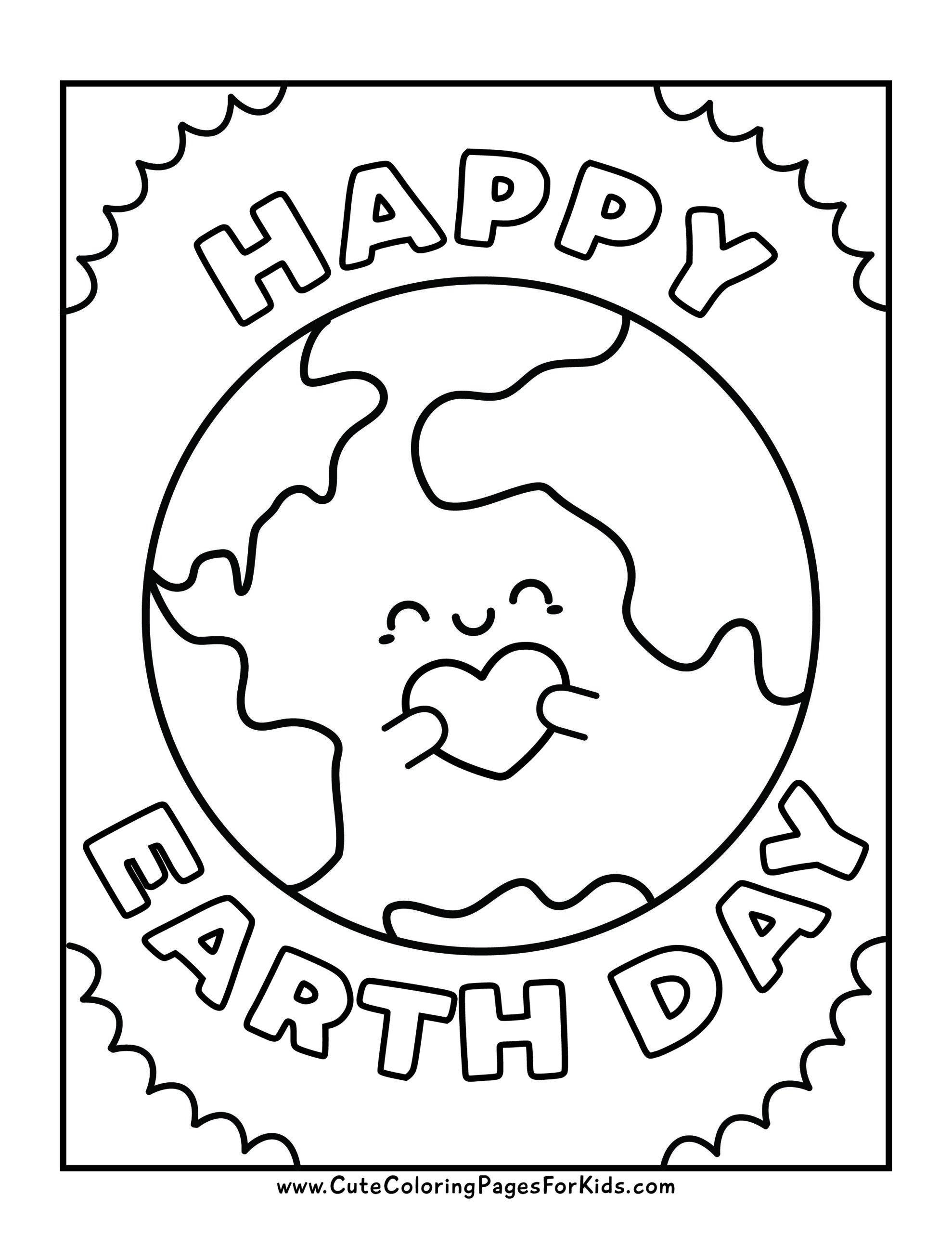 Earth Day Coloring Pages Free Printable Pdfs Artofit