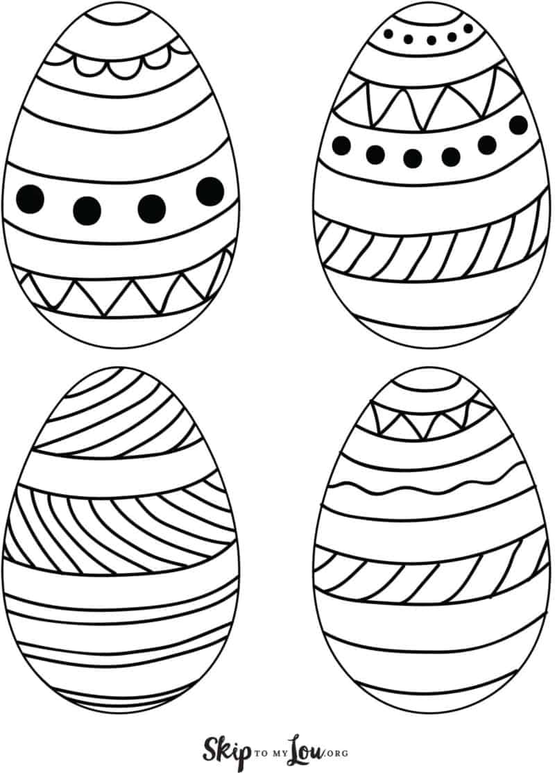 egg template free printable