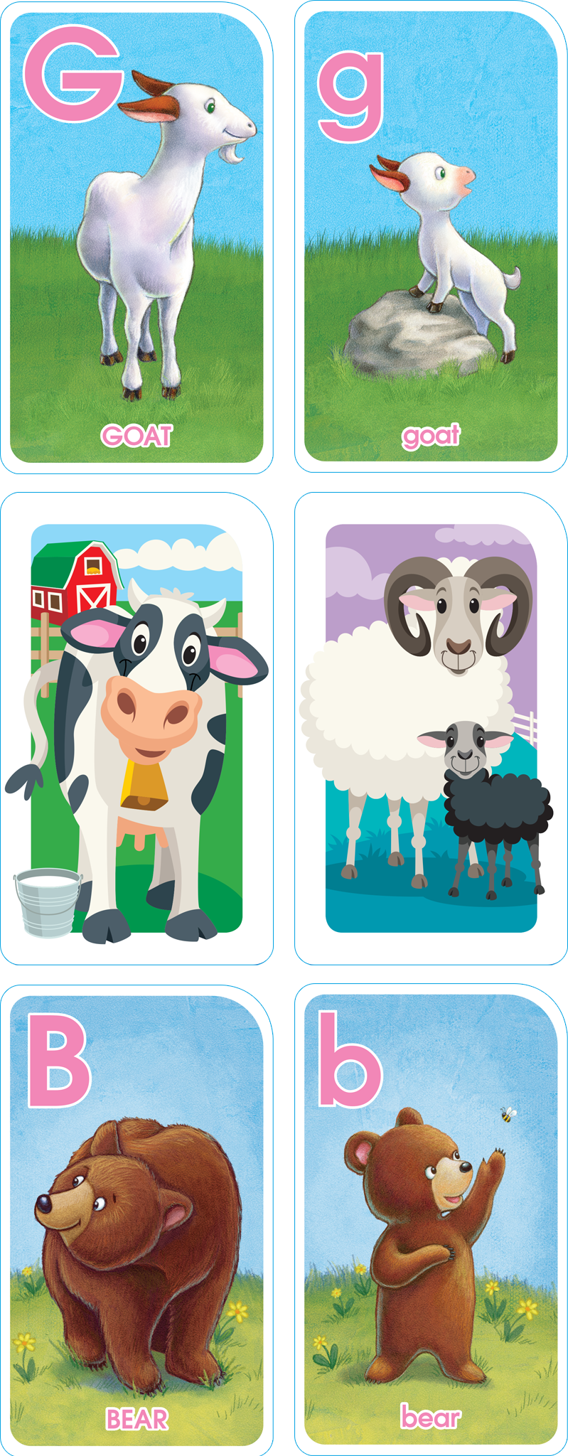 Easy Animal Card Games For Kids Alphabetimals Worksheets Library