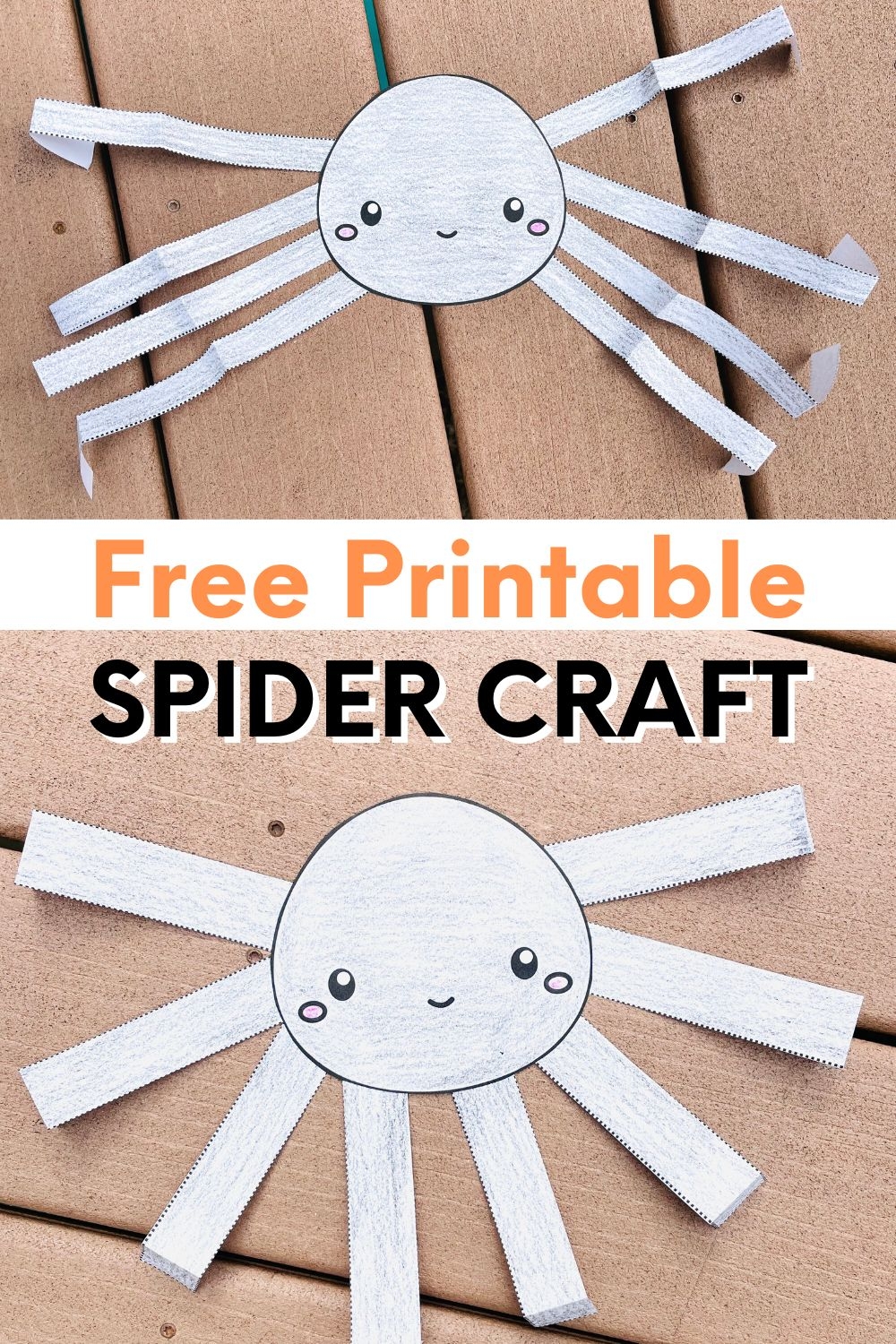 Easy Printable Spider Craft For Preschool Free Simply Full Of Delight