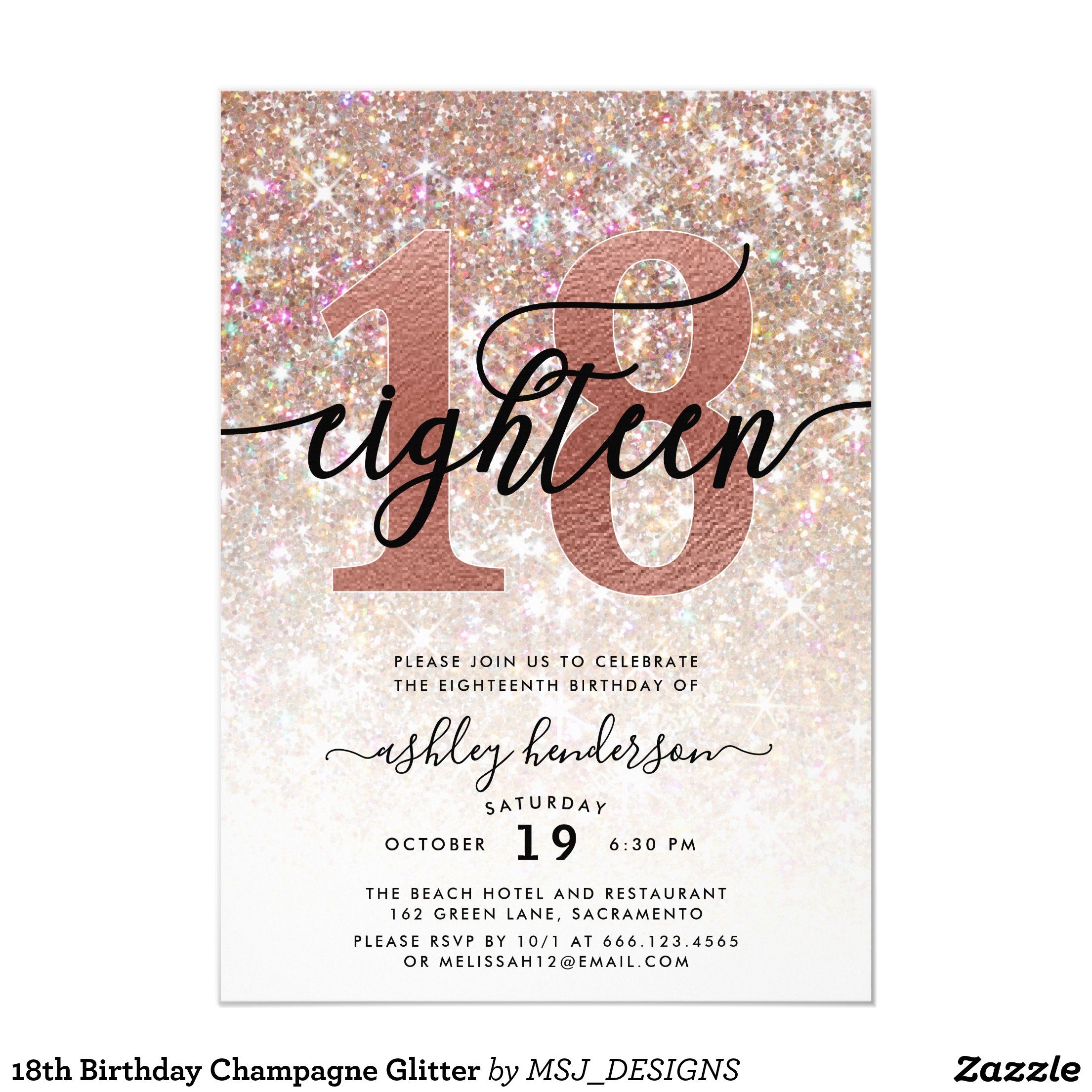 Editable 18Th Birthday Invitations Templates Free Dev onallcylinders