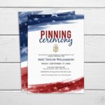 Editable CPO Pinning Ceremony Invitation Chief Petty Officer Select