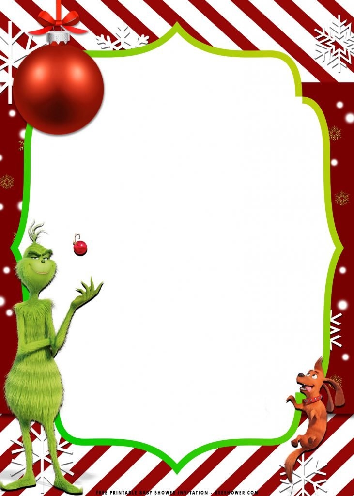 editable grinch invitation template