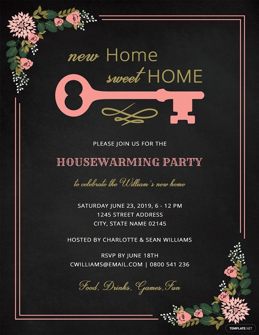 Editable Housewarming Invitation Templates In PSD To Download