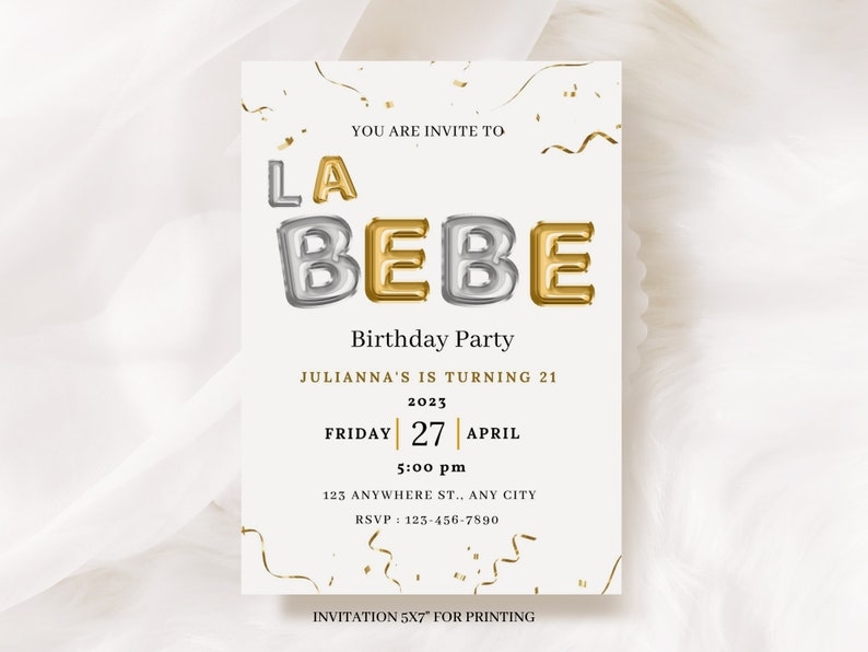 peso pluma invitation template