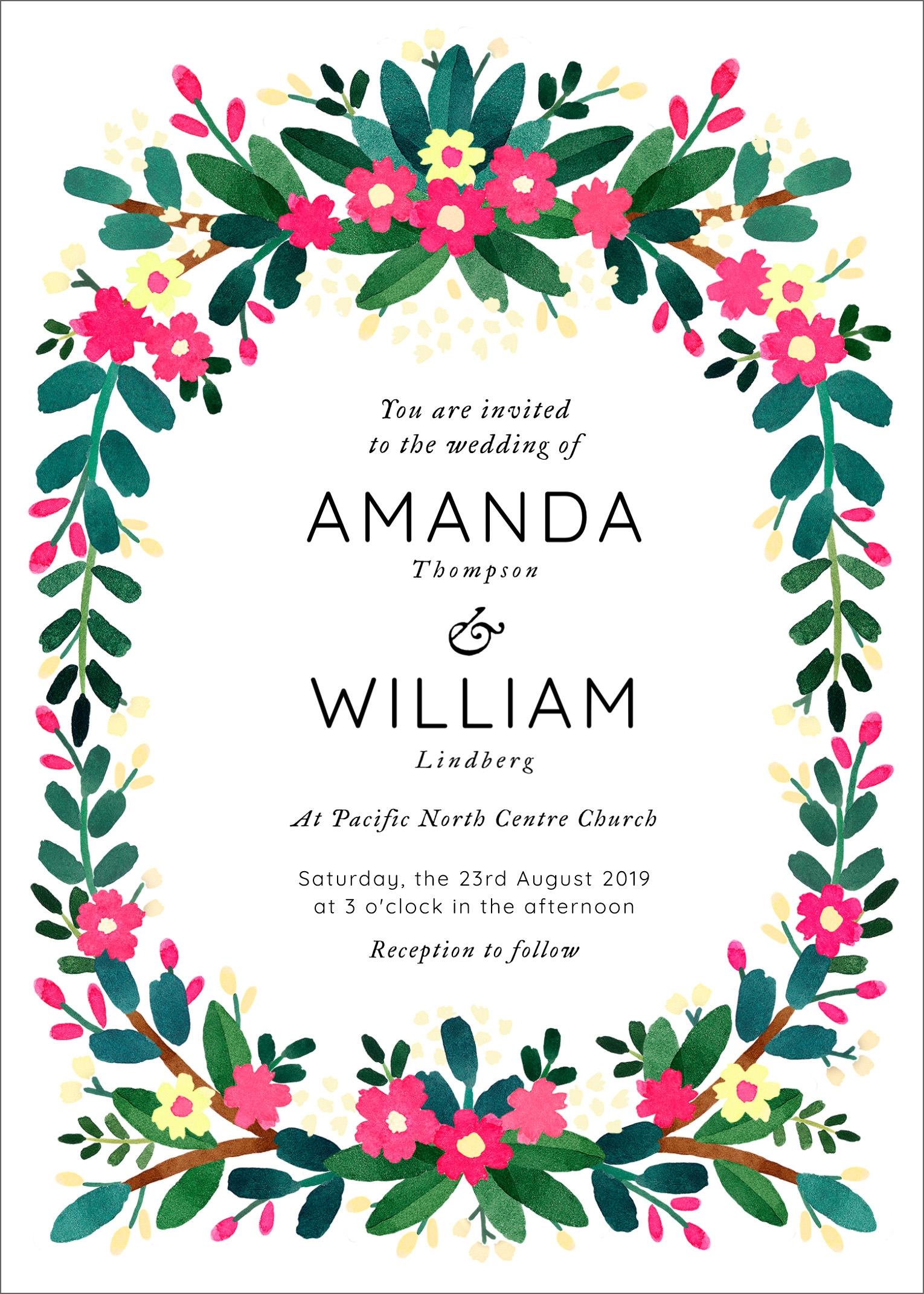 marriage invitation templates free download