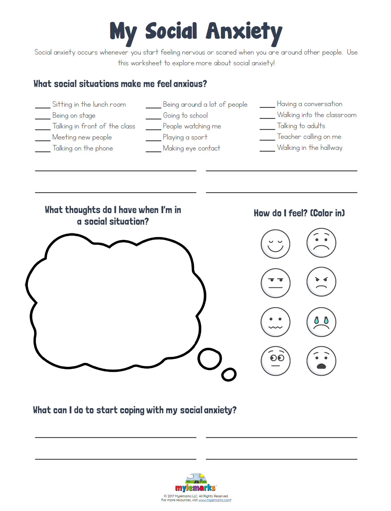 Effective Anxiety Worksheets PDF Tools For Managing Stress And Anxiety