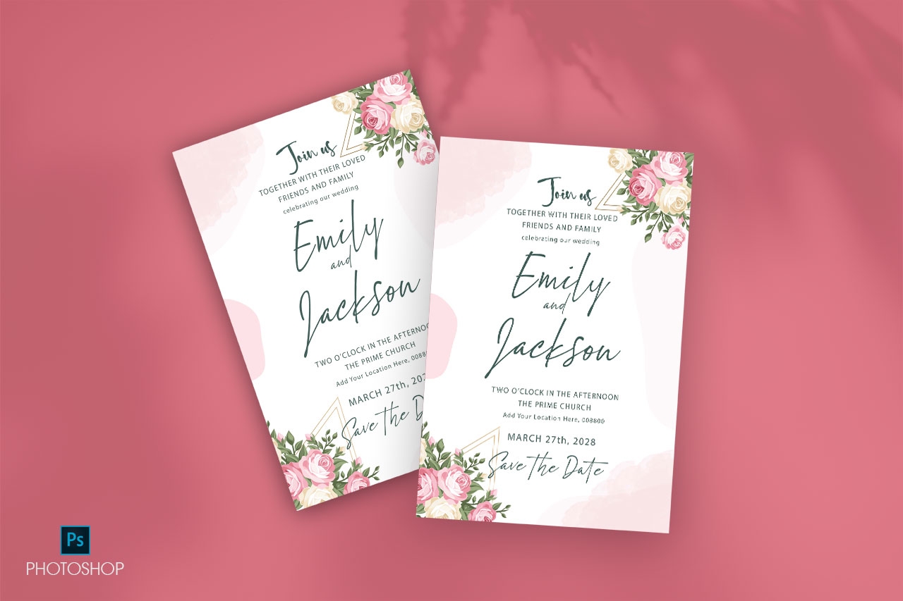 Elegance Unveiled Free Downloadable Wedding Invitation