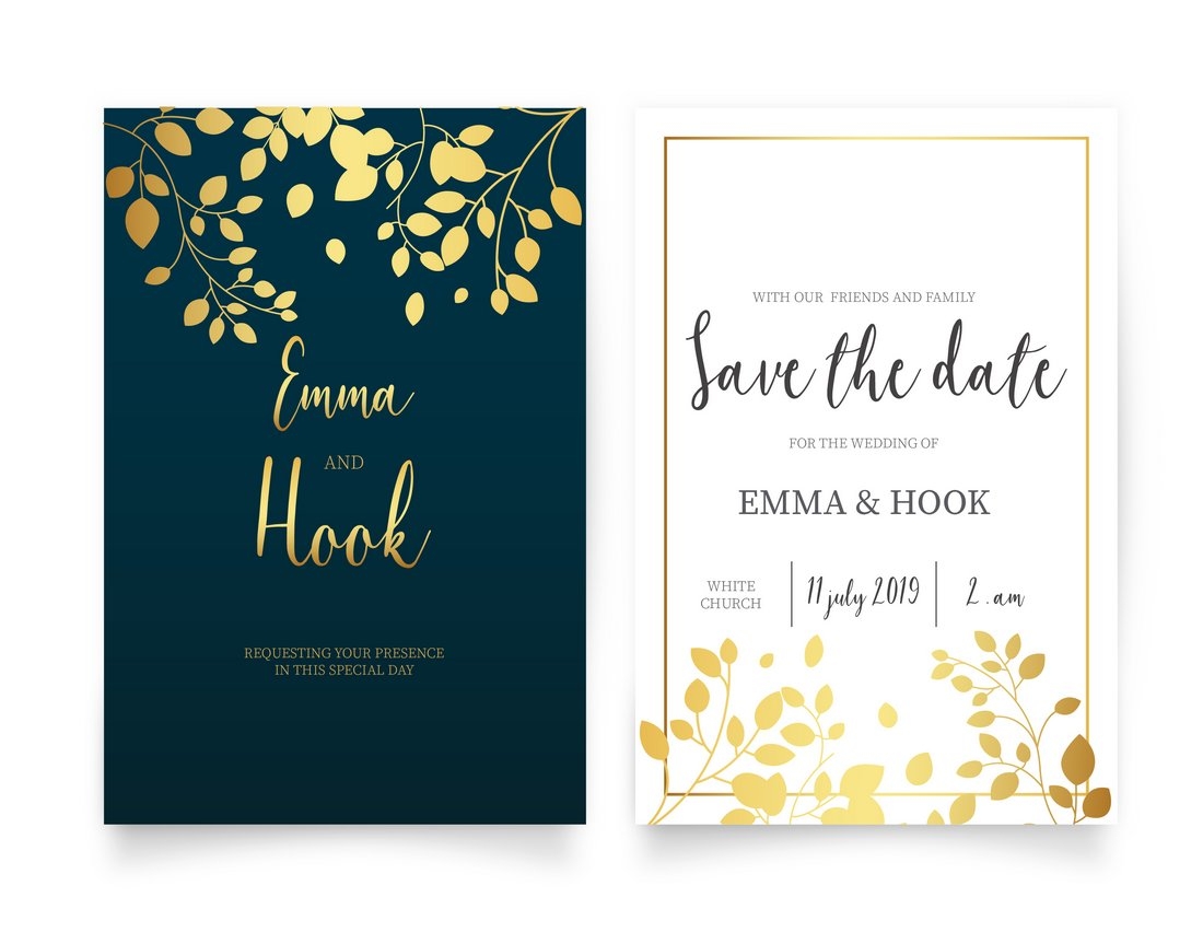 elegant wedding invitation templates