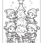 Elf Coloring Pages Santa Coloring Pages Christmas Coloring Books