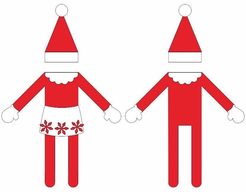 Elf Printable Template Free Printable New Year Banners