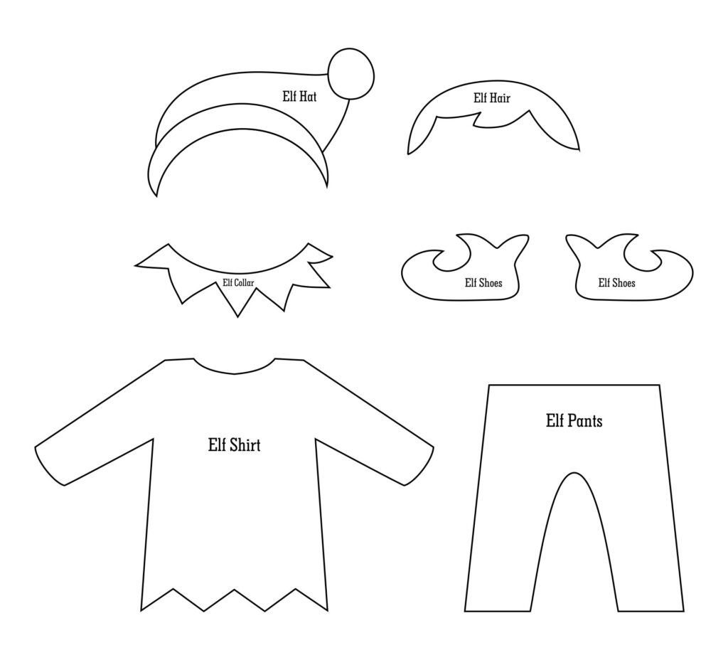 Elf Template Printable