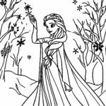 Elsa Coloring Pages Free Online For Kids