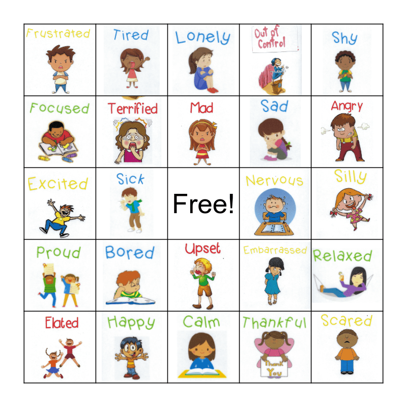 printable emotions pictures