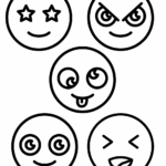 Emotions Coloring Pages Coloring Pages For Kids And Adults