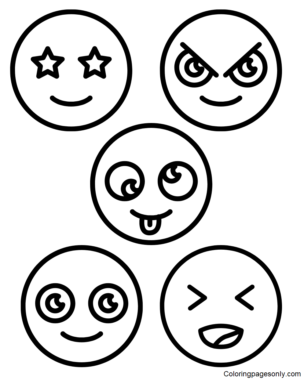 Emotions Coloring Pages Coloring Pages For Kids And Adults