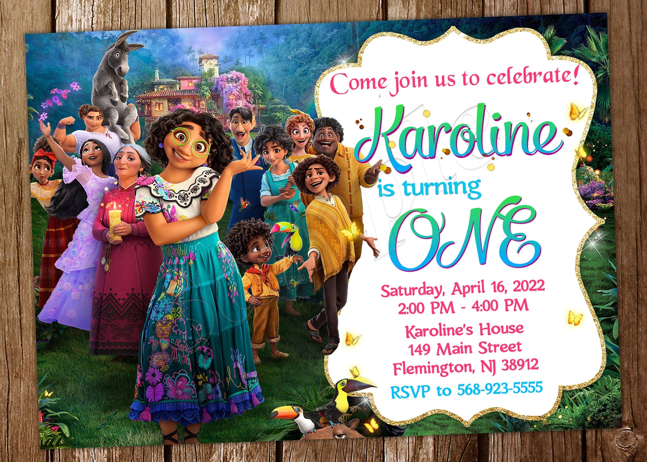 Encanto Invitations Template