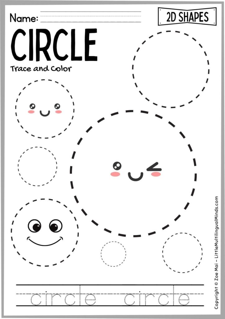 Engaging Circle Worksheets For Fun And Effective Learning Worksheets