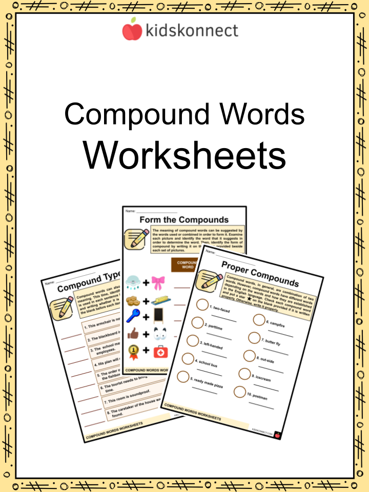 Engaging Compound Word Worksheets For Effective Learning