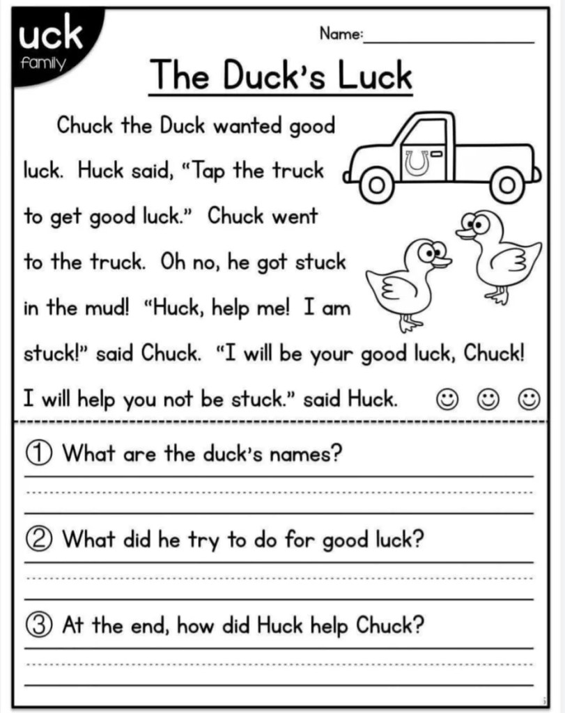 Engaging Kindergarten Reading Worksheets PDF Fun Learning Activities