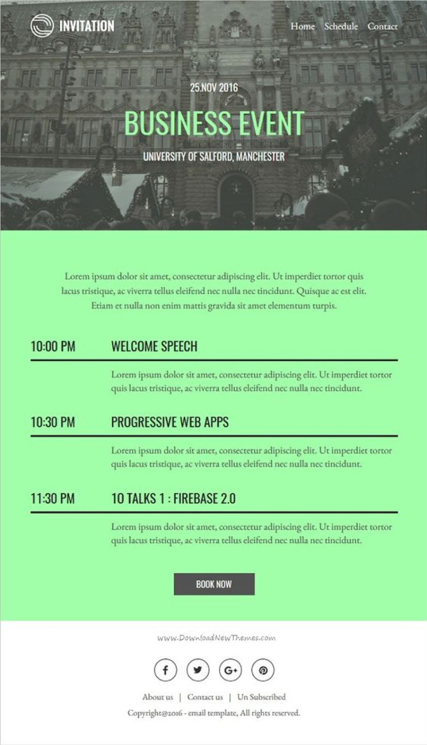 event invite template