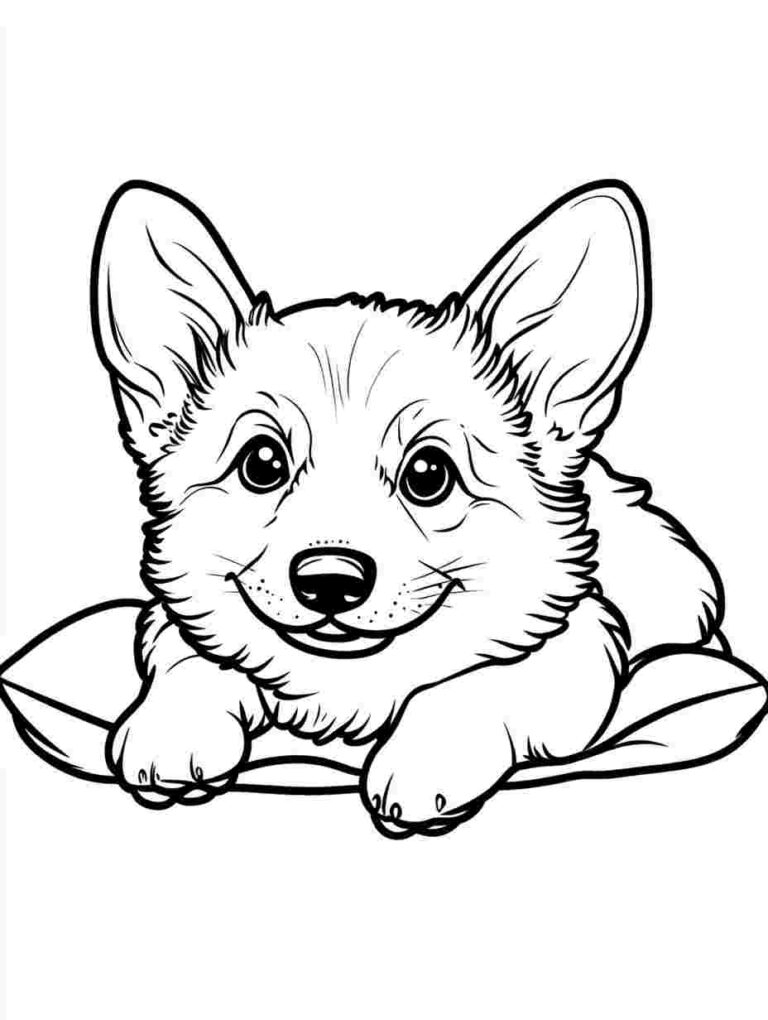 Explore 20 Free Corgi Coloring Pages Coloringpagesforkids