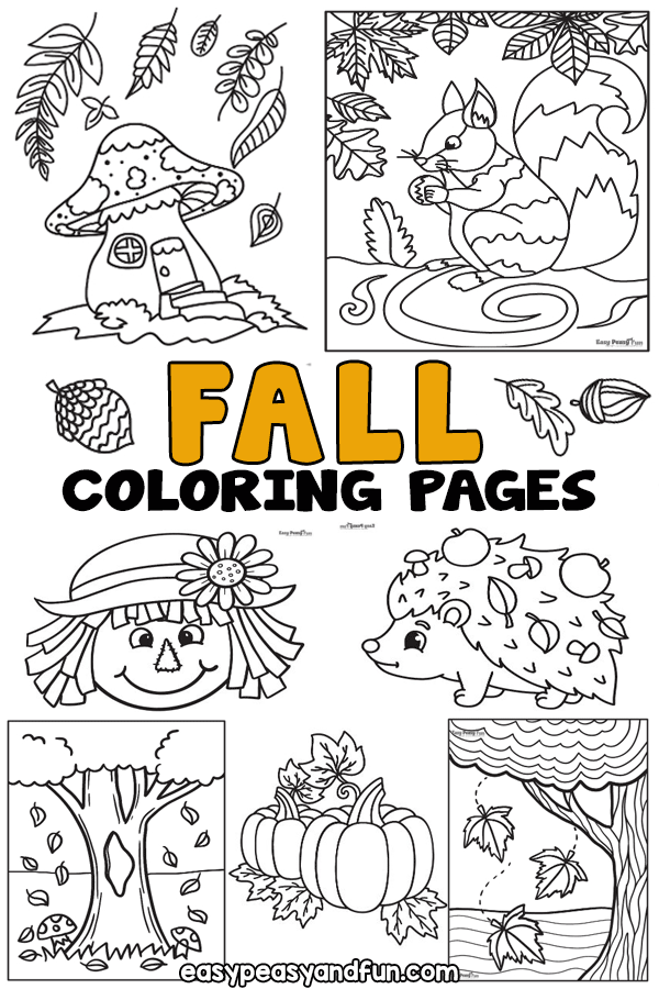 Fall Coloring Pages 30 Printable Sheets Easy Peasy And Fun