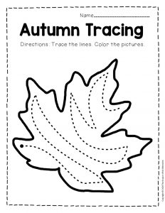 Fall Worksheets For Preschoolers Free