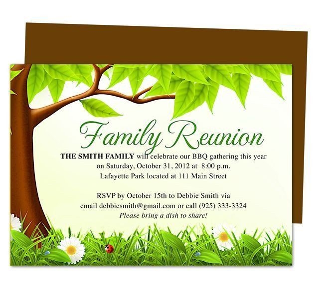 Family Reunion Invitations Templates Best 25 Family Reunion Invitations 