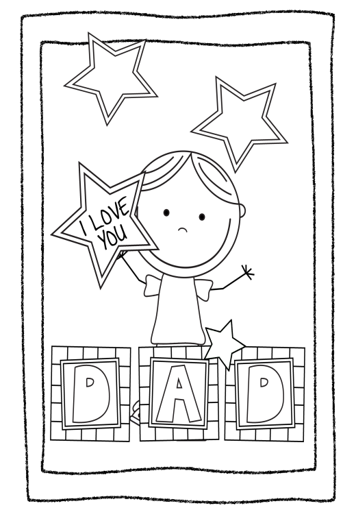 happy fathers day printable card pdf free