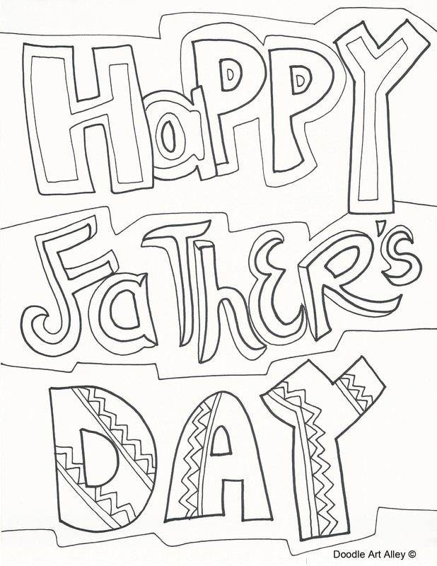 fathers day coloring pages free