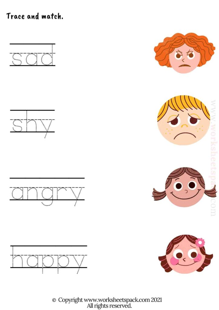 Feelings Activities For Preschool Printable And Online Worksheets 