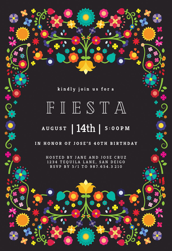 fiesta invitation template free
