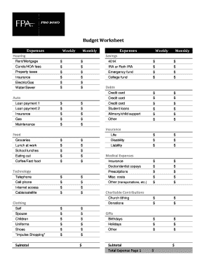 Financial Worksheet Usmc Worksheets Library