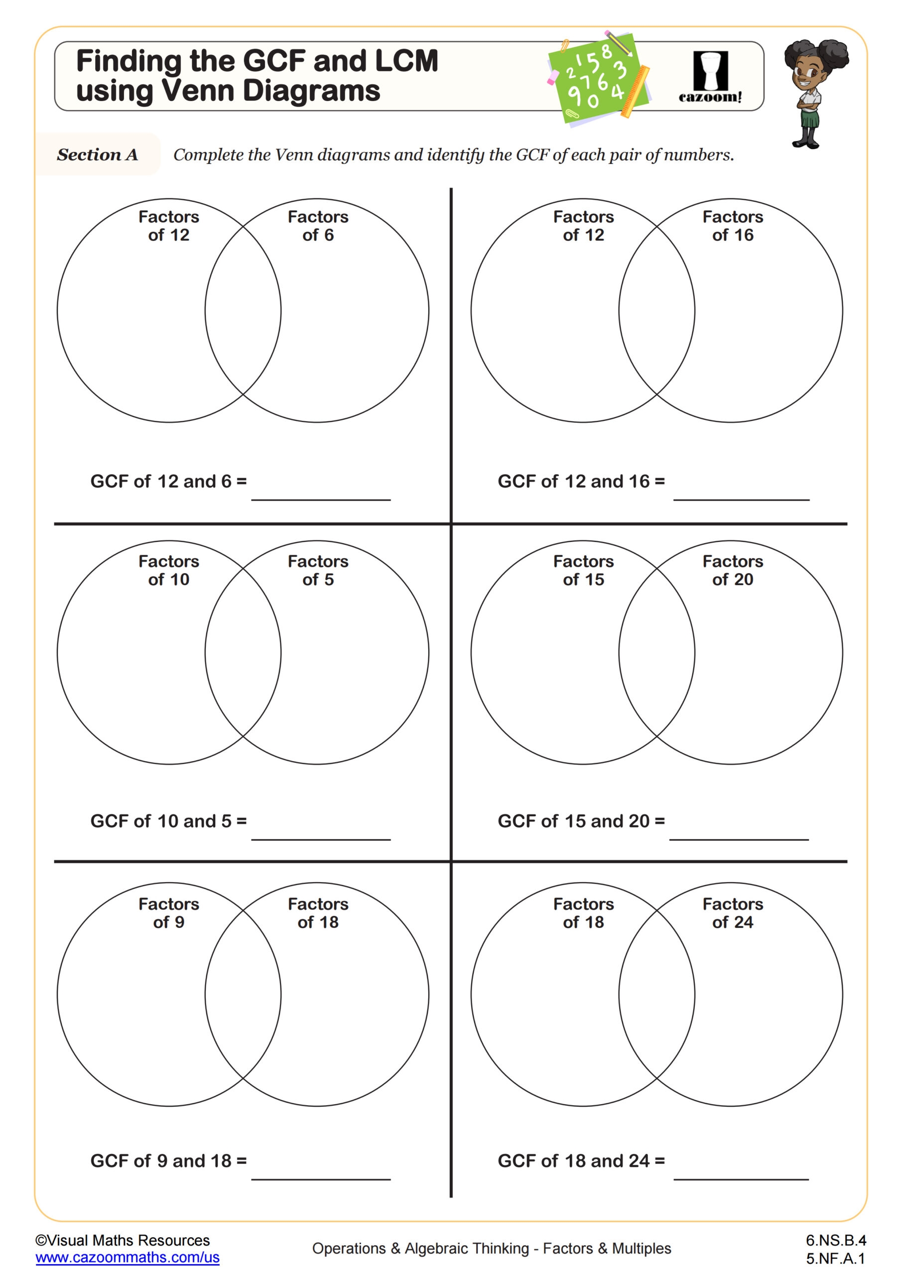 lcm worksheet