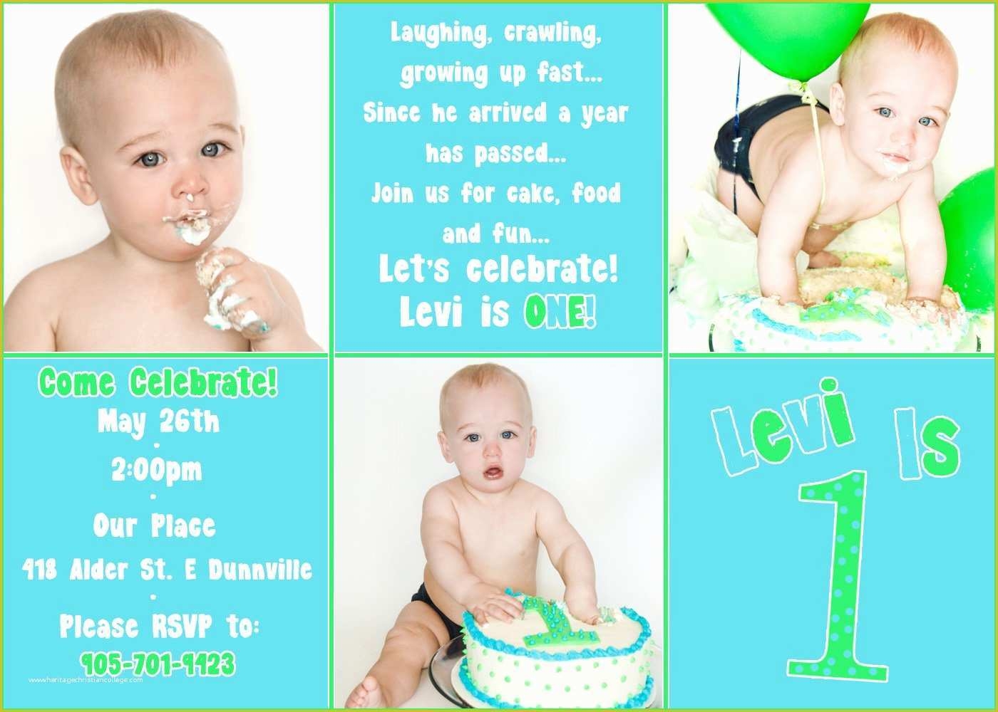 First Birthday Invitation Templates Free Download Of Boy First Birthday