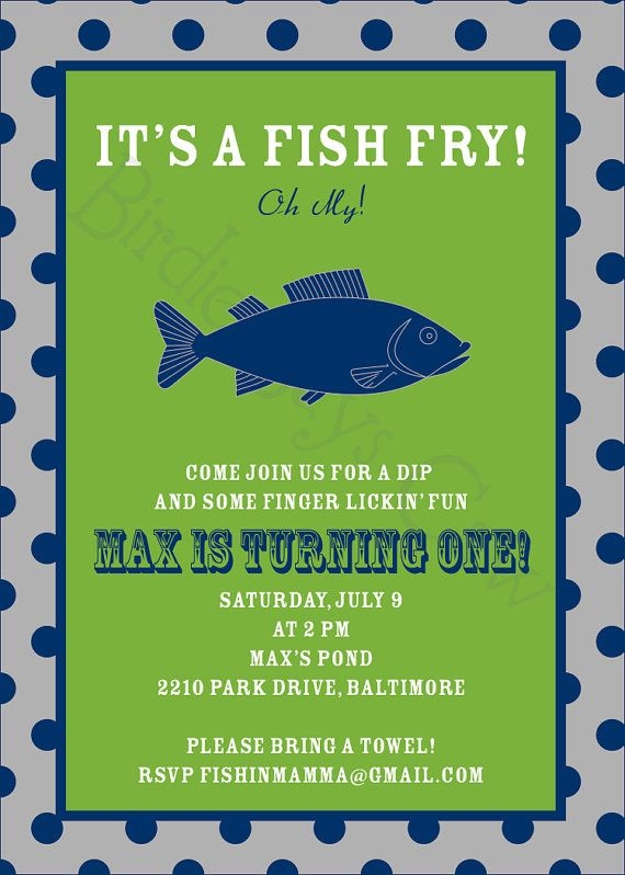 Fish Fry Invitation Template Free