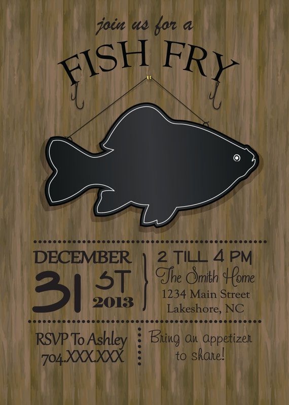 free fish fry invitation template