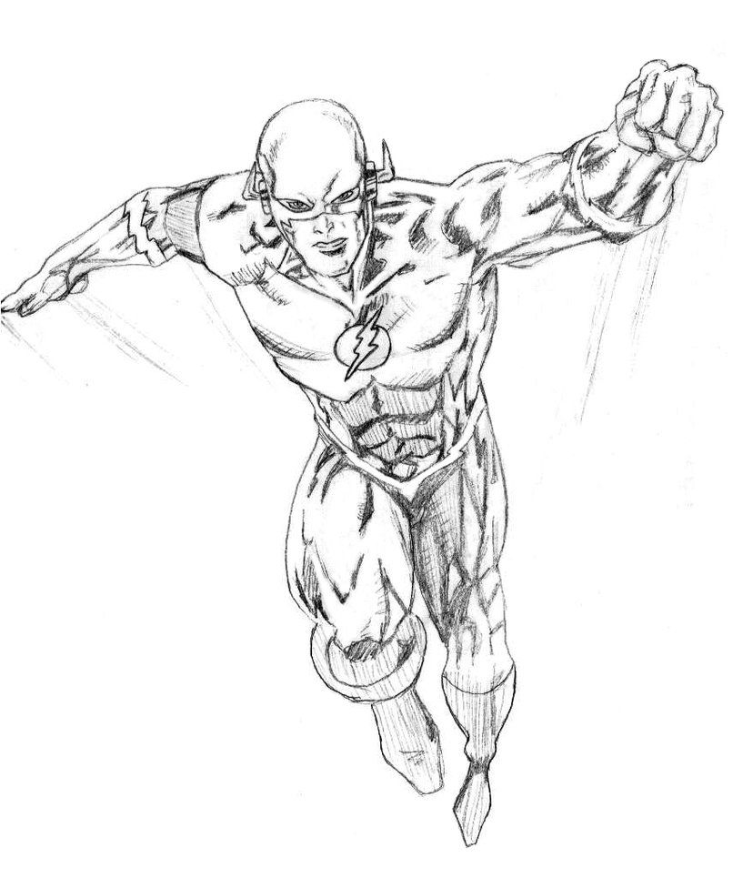 Flash Coloring Pages Coloring Home