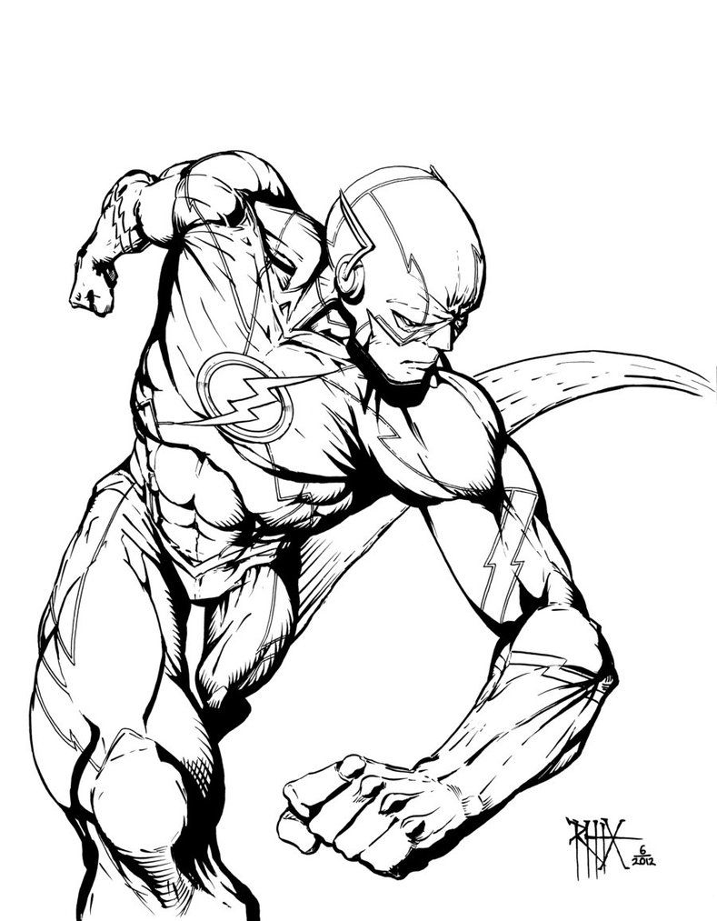 Flash Coloring Pages