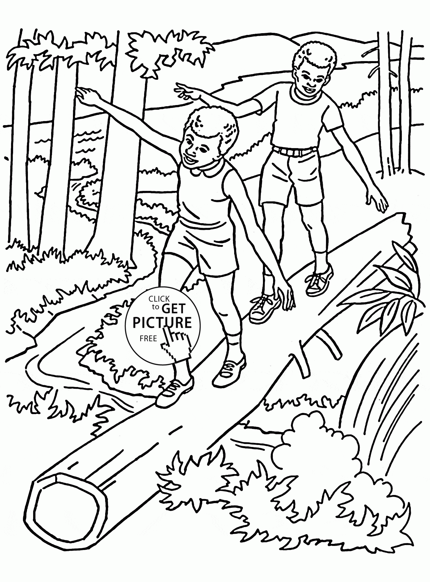 Forest Coloring Pages