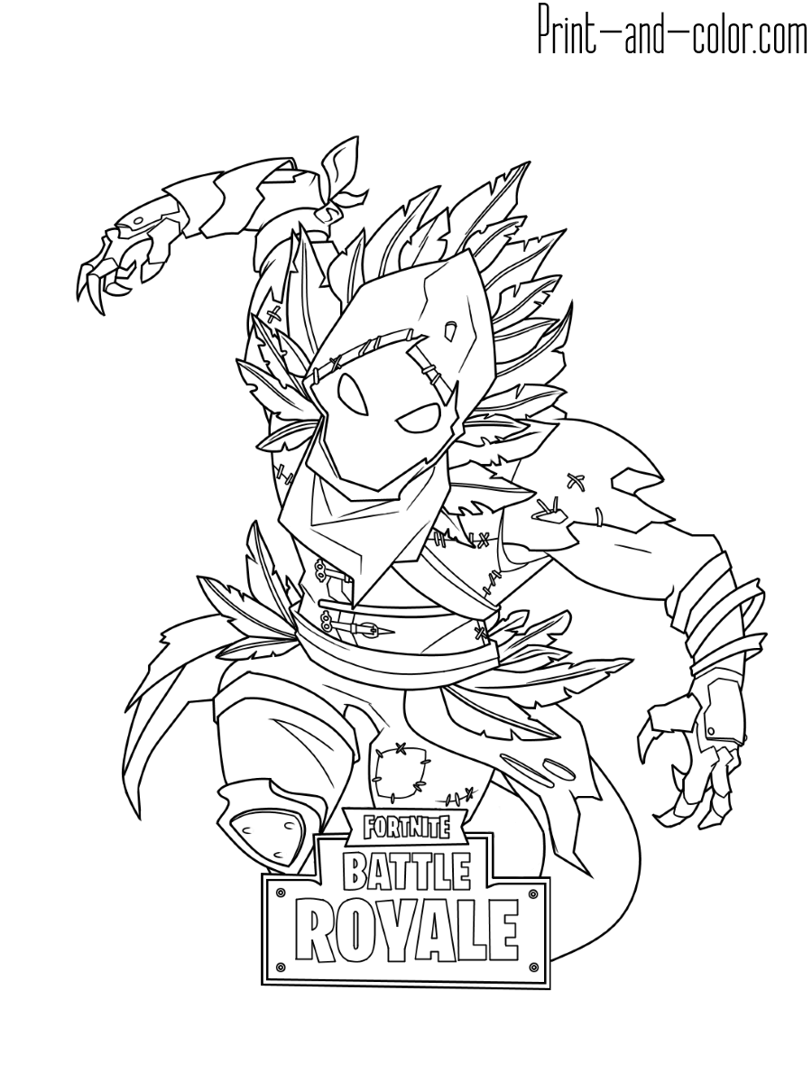 fortnite coloring pages free
