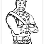 Fortnite Default Skin Coloring Pages Free Infoupdate